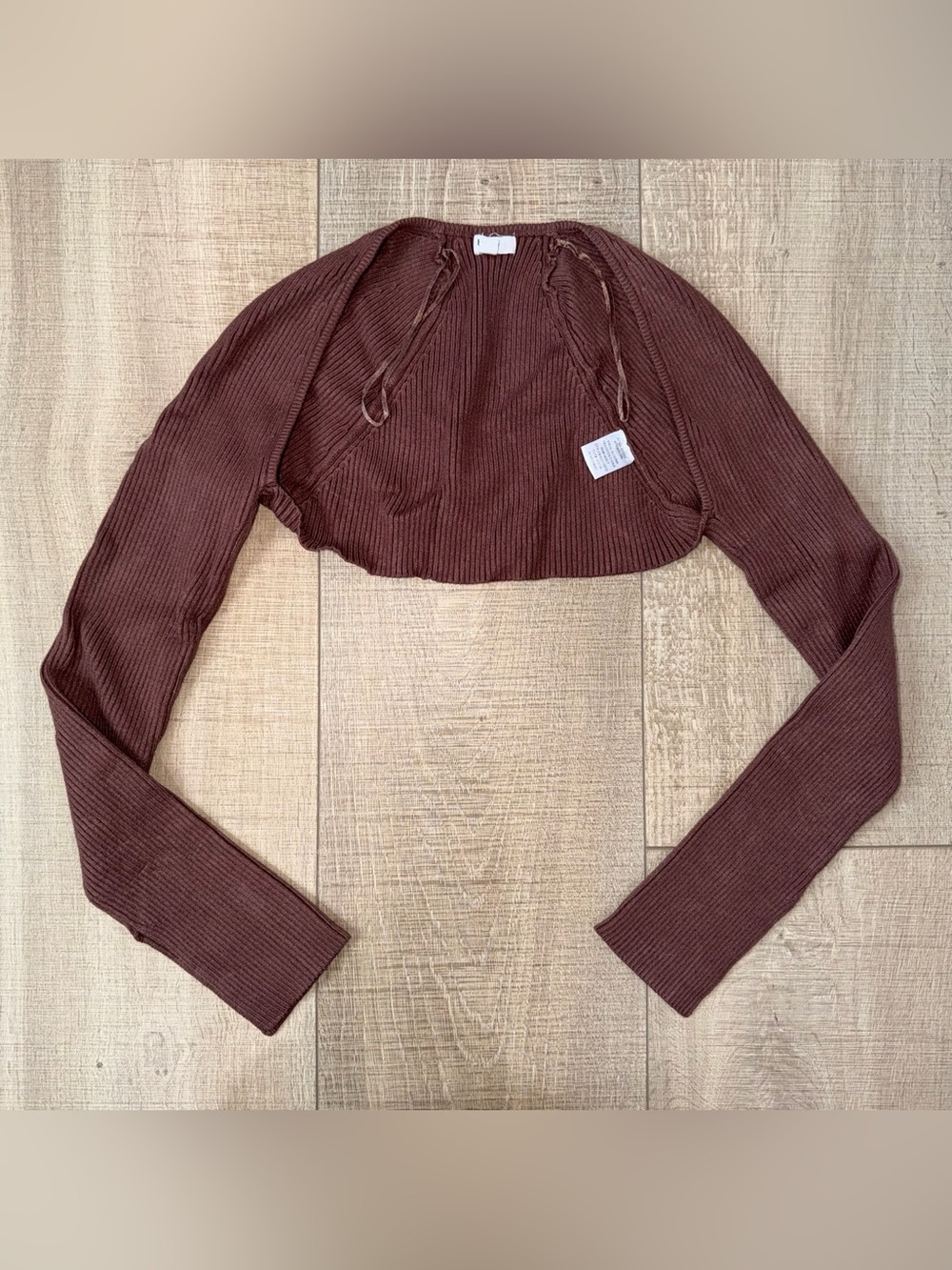 Beivy Brown Shrug / Sleeves Size Medium